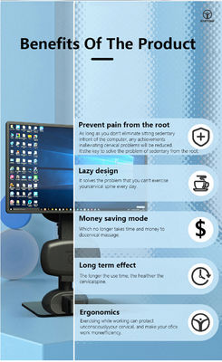 Relieve Stiffness Monitor Laptop Stand Customized Lifting And Rotating