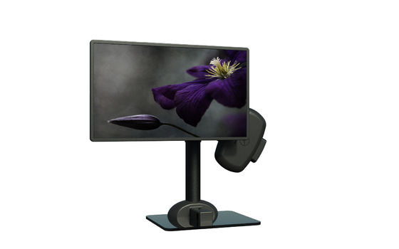 전기 회전 PC 모니터 장착 스탠드 목 딱딱함을 완화하기 위해