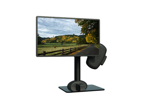 게으른 디자인 전기 회전 PC 모니터 마운트 브래킷 팔 목 딱딱함을 완화하기 위해