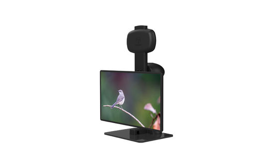 경부 강직 LCD 모니터 스탠드는 모니터를 위한 자동 회전 암을 평형시킵니다